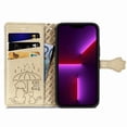 thumbnail image 3 of Funda Cartera FOXDOCK para iPhone 13 ProMax , Flip PU con Relieve de Gatos y Perros, Tarjetero y Soporte, 3 of 6