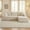 Beige-Right, variant on VERDECORE 96" Cloud Sectional Couch, Corduroy Velvet Upholstered L-Shape Chaise Lounge, Black, Left Chaise, for Living Room & Bedroom
