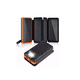 thumbnail image 1 of Power Bank Solar Cargador Portátil 26800mah 4 Paneles Solare negro Líneas naranja, 1 of 3