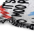 thumbnail image 3 of Friends Blanket, 50'x60' Tag Lines Woven Tapestry Cotton Blend Fringed Throw, 3 of 5