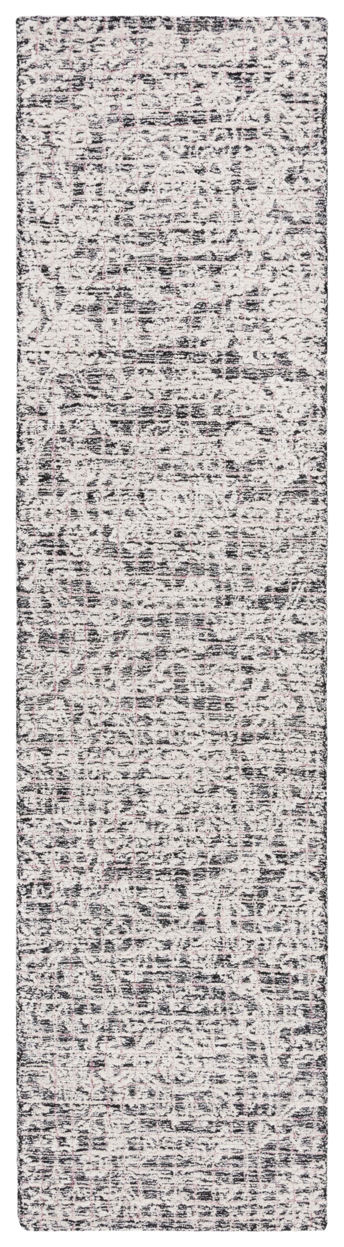 Safavieh Metro Aideen Distressed Runner Rug, Black/Ivory, 2'3" x 9'