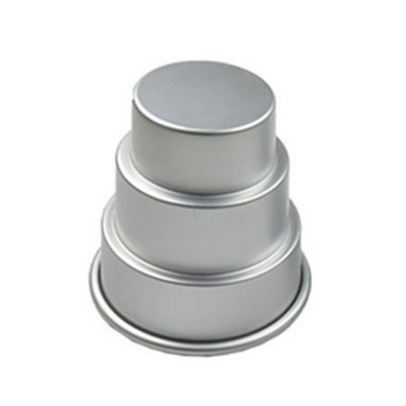 

Naturegr 3 Tier Cupcake Cookie Chocolate Pudding Baking Pan Cake Tray Decor Tools Mold