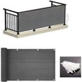 thumbnail image 2 of Balcony Shade Net Balcony Privacy Screen Cover Privacy Privacy Screen Cover Weather-Resistant Fence Windscreen for Outdoor Backyard Patio, 2 of 7