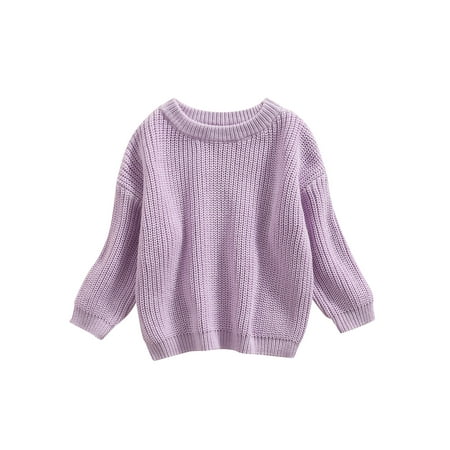 

Musuos Baby Girl Cute Long Sleeve Knitted Sweater Pullover Top Winter Warm Outfits