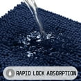 thumbnail image 5 of Galactic Goods Washable Bathroom Rugs, Super Soft & Absorbent Chenille Bath Mat for Floor & Carpet, Quick Dry Non Slip Bath Mat for Tub Shower, 5 of 6