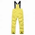 thumbnail image 7 of HCNTES Children's Insulated Snowsuit with Adjustable Straps Kids Winter Bib Overalls for Skiing Outdoor Fun(A01-Yellow,XXL), 7 of 7