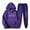 Purple womens 2 piece sets, variant on Usmixi Womens Tracksuits Set Hoodeis 2 Piece Outfits for Women Fashion ECG Print Hooded Sweatshirt Jogger Pant Lounge Sets Plus Size Workout Sports Sweatsuits Sets with Pocket