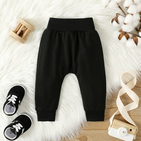 

Cathalem Baby Boy Clothes 18 Months to 24 Months Boys Girls Patchwork Slacks Trousers Pants Kids Boys Size 12 Pants Black 3-6 Months