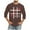 Brown, variant on Mens Cute Heart Graphic Crew-neck 3/4 Sleeve Regular Fits Casual Tee T-Shirts Tshirt Tops Pullover Top Casual Valentines Gifts Plus Size 2X 3X 5X