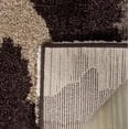 thumbnail image 4 of SAFAVIEH Florida Edwin Camouflage Shag Area Rug, Beige/Multi, 5' x 5' Square, 4 of 6