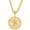 Gold-color, variant on Gold/Silver Plated Chain for Men for w/ Dollar Sign Pendant Necklace Dollar Neck
