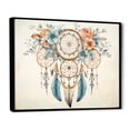 thumbnail image 2 of Designart "Blue Dreamcatcher Vintage Whispers" Spiritual Floater Framed Wall Decor, 2 of 7