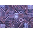 thumbnail image 1 of Ahgly Company Indoor Rectangle Patchwork Blue Transitional Area Rugs, 8' x 10', 1 of 4