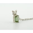 thumbnail image 5 of Natural Green Tourmaline Sterling Silver Necklace NT319, 5 of 8