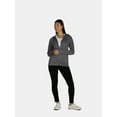thumbnail image 6 of Athletic Works Women’s and Women's Plus ButterCore Zip-Up Hoodie with Long Sleeves, Sizes XS-4X, 6 of 6