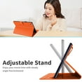 thumbnail image 6 of Dteck Case for Samsung Galaxy Tab A7 10.4-inch T500 T505 (2020 Released) ,Magnetic Patterned PU Leather Wallet Card Holder Kickstand Shockproof Protective Folio Cover,Orange, 6 of 7