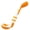 Orange, variant on Pet Life ® 'Denta-Brush' TPR Durable Tooth Brush and Dog Toy