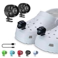 thumbnail image 1 of Rechargeable Headlights for Crocs,2pcs Wearable Croc Lights for Shoes, 1 of 5