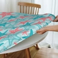 thumbnail image 5 of Spring Flower Cherry Round Fitted Tablecloth with Elastic 40-44 Inch, 5 of 6