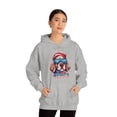 thumbnail image 4 of America Patriotic Dog July 4th Independence day Unisex  Hooded Sweatshirt, 4 of 9