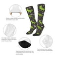 thumbnail image 6 of Fotbe Dinosaur Skeleton print Women's Men's Novelty Crew Socks Cotton Socks Knee High Socks for Walking,Running,Nurses,Pregnancy, 6 of 9