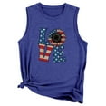 thumbnail image 1 of Birdeem Mode Femmes Décontracté Col Rond Imprimé Lettres Manches Courtes T-Shirt Débardeur Blouse Hauts, 1 of 1