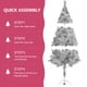 thumbnail image 4 of Árbol de Navidad Adiwiid de 1,8 m, plateado, con 550 puntas, 4 of 7