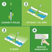 Sweeper XL Wet Mopping Cloth Refills with Open Window Scent (12-Count)