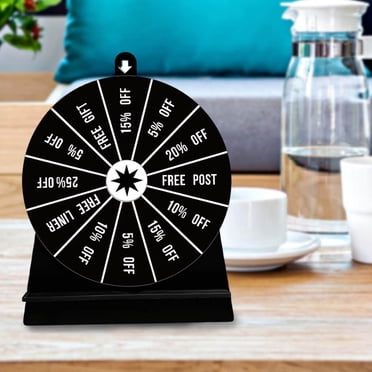Roue Tournante Jeu de Fortune Jeu de Table pour KTV Jeu Roue Rotative Fête Carnaval