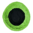 thumbnail image 4 of Women's Winter Plush Fluffy Bucket Hat Warm Faux Fur Lining Cozy Wide Brim Cap Green, 4 of 5