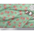 thumbnail image 2 of Soimoi Rayon Fabric Leaves & Rose Floral Print Fabric by Yard 42 Inch Wide, 2 of 3