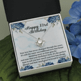 thumbnail image 2 of Happy 73rd Birthday - Love Knot Necklace Message Card, 2 of 2