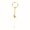 Golden, variant on Decorative Fencing Keychain Pendant Hanging Fencing Keychain Key Chain Pendant