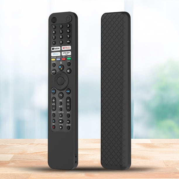 Caso De Control Remoto Funda de silicona con cordón para Sony RMF TX600C/P/U/E MG3-TX520U (negro)
