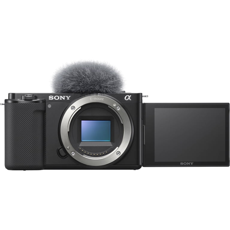 Sony ZV-E10 Mirrorless Camera (Body Only, Black) with Basic