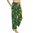thumbnail image 2 of Xecao Cactus 1 Women's Straight Lounge Pajama Pants: The Epitome of Relaxed Sleepwear, 2 of 9