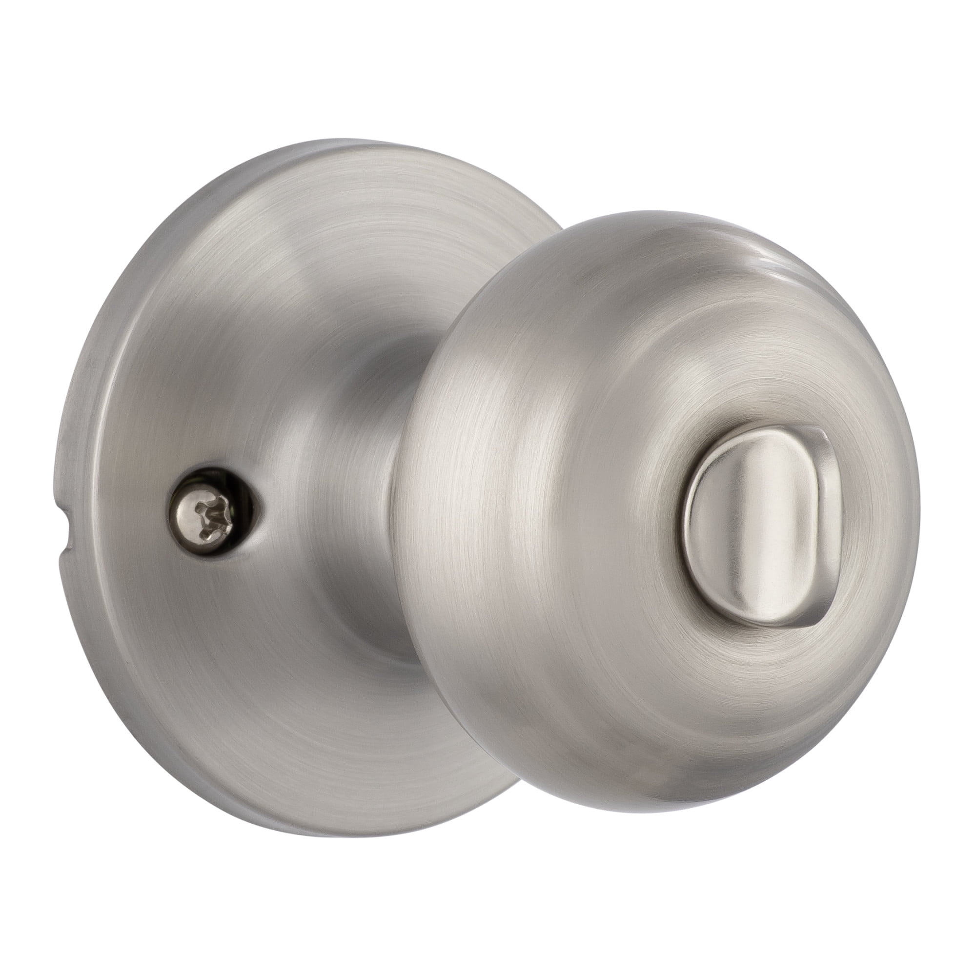 Miseno Mlk1050 Druid Single Cylinder Keyed Entry Door Flat Ridged Knob Set - Nickel