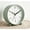 Green, variant on Classic 4 Inch Analog Alarm Clock Green Silent Non Ticking Quartz Clock Dimmable Night Light Battery Operated Minimalist Decor for Bedroom Office Desktop Kids Adults
