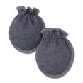 thumbnail image 2 of Voska Newborn Baby Boys Girls Mittens 0-6 Months Infant Toddler Mittens No Scratch Solid Color Gloves Dark Gray, 2 of 3