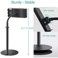 thumbnail image 3 of CPDD Support de Tablette pour Ipad, Support de Téléphone Réglable en Angle, Support de Tablette Compatible avec Téléphone 3.5 Pouces-10.5 Pouces, Ipad, Samsung, Nintendo Switch, Kindle, 3 of 7