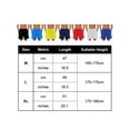 thumbnail image 2 of Frontwalk Mens Hawaiian Elastic Waist Mini Trousers Straight Leg Casual Quick Dry Shorts Men Solid Color Jogger Summer Short Pants Yellow XL, 2 of 3