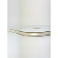 thumbnail image 4 of JenlyFavors 3/8" Double Face Satin Ribbon with Gold Edge Ivory 50 Yards, 4 of 7
