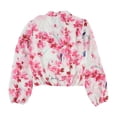thumbnail image 2 of bar III Blusa con sobrepelliz para mujer, rosa, extragrande, 2 of 2