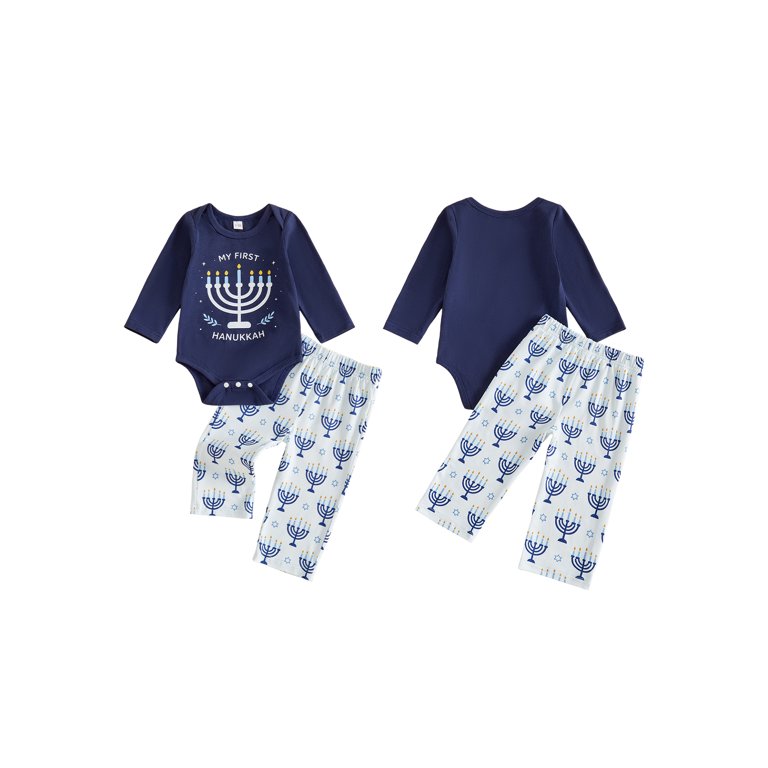 Baby Boy First Hanukkah Outfit Set photo 2