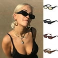 thumbnail image 3 of YESIMOLA Polarized Sunglasses Women Small Rectangle Soild Color Big Frame Sunglasses Personality Fashion Sunglasses for Daily Matching, 3 of 5