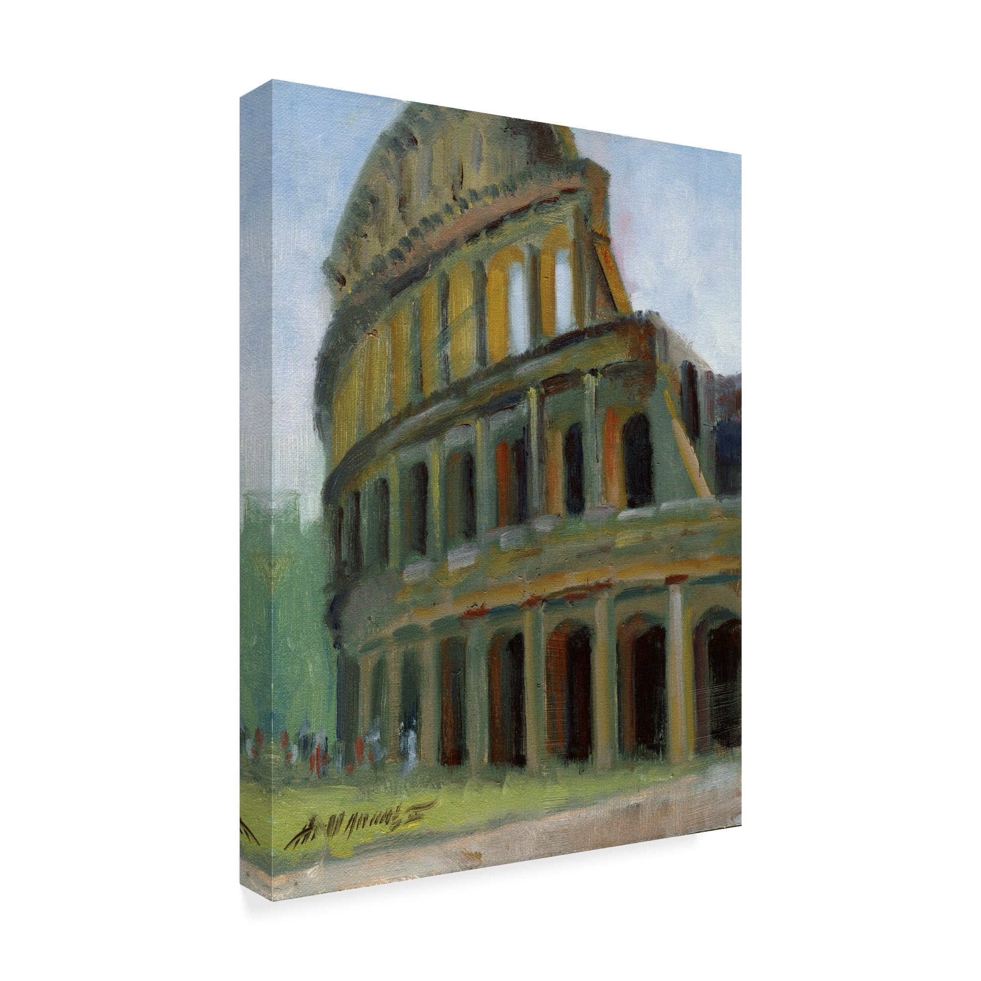 Trademark Fine Art 'Roman Colosseum' Canvas Art by Hall Groat Ii