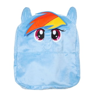 Loungefly My Little Pony Rainbow Mini Backpack - Light Blue, Faux Leather, Officially Licensed