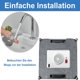 thumbnail image 4 of Paquete de 6 almohadillas de limpieza de repuesto para robot aspirador de ventanas Ecovacs Winbot W1 / W1 Pro, juego de accesorios de trapeador W1 Pro de microfibra lavable, 4 of 6