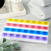 Equate 4-A-Day Pill Planner, 1 Week, 8.5