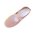 thumbnail image 2 of SYMOID Womens Pink Mary Jane Mesh Casual Shoes - Breathable Lightweight Flexible Slip-on Flats with Cushioned Sole for Daily Wear & Outdoor Walks,Size 38, 2 of 7
